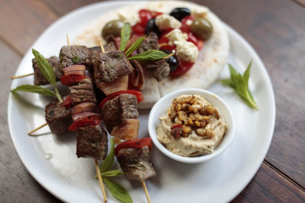 Greek Lamb Skewers EatSense